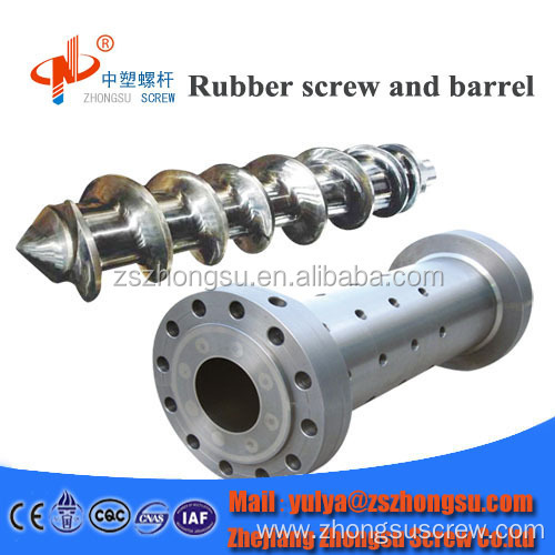 Silicone Rubber Screw Barrel with Feed Roller